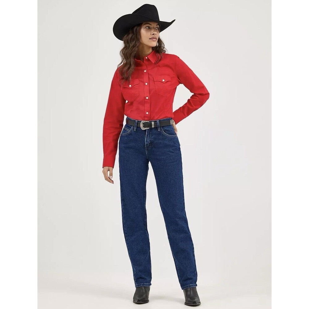 Wrangler Blues Relaxed Fit High Rise Women’s Jeans Size 8 x 34 Women’s Jeans